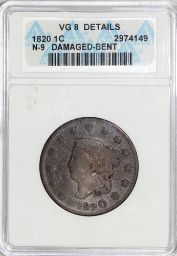 1820 large cent coronet head - coronet,