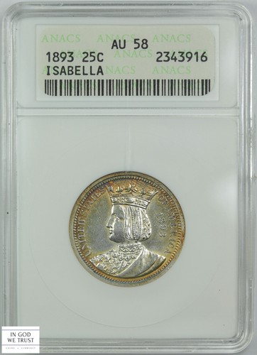 1893 isabella commemorative - 1893,